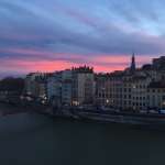 apartment with view on the river in lyon