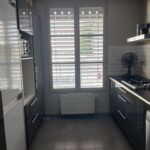 Modern fully equipped kitchen in a host family home in Lyon